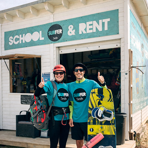 cursos kitesurf tarifa alumnos caseta