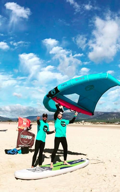 cursos wingfoil tarifa semiprivado surfertarifa